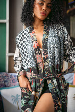Load image into Gallery viewer, Joba Two Patched Kimono - Black