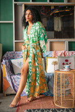 Load image into Gallery viewer, Joba Two Patched Kimono - Green