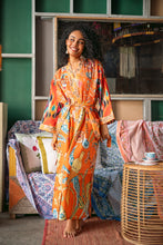 Load image into Gallery viewer, Joba Two Patched Kimono - Orange