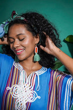 Load image into Gallery viewer, Yana Tassel Drop Earrings - Mint