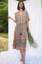 Load image into Gallery viewer, Bagru Midi Dress- Design 10
