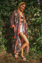 Load image into Gallery viewer, Joba Patched Kimono - Black