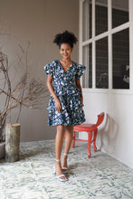 Load image into Gallery viewer, Guindilla Layered Mini Dress - Navy