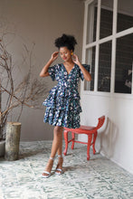Load image into Gallery viewer, Guindilla Layered Mini Dress - Navy