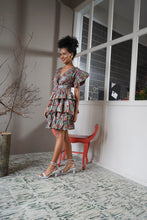 Load image into Gallery viewer, Guindilla Layered Mini Dress - Charcoal