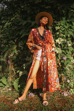 Load image into Gallery viewer, Joba Patched Kimono - Red