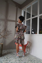 Load image into Gallery viewer, Guindilla Layered Mini Dress - Charcoal