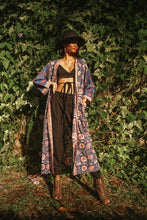 Load image into Gallery viewer, Joba Patched Kimono - Blue