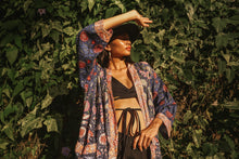 Load image into Gallery viewer, Joba Patched Kimono - Blue