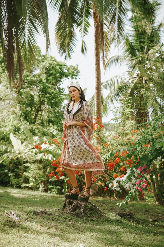 Bagru Caftan - Design 2