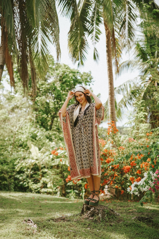 Bagru Caftan - Design 4