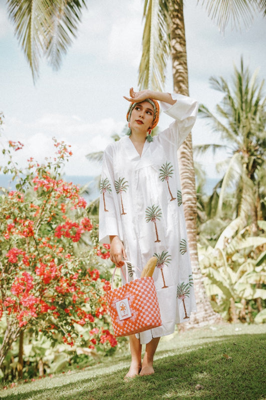 Jaila Kimono Dress - Palm Drive