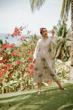 Load image into Gallery viewer, Jaila Kimono Dress - Peach Stripes