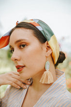 Load image into Gallery viewer, Yana Tassel Drop Earrings - Cream