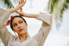 Load image into Gallery viewer, Yana Tassel Drop Earrings - Cream