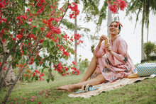 Load image into Gallery viewer, Jaila Kimono Dress - Pink Stripes