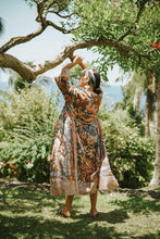 Load image into Gallery viewer, Johari Kimono + Shorts Set - Grey Foliage