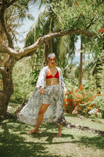 Load image into Gallery viewer, Johari Kimono + Shorts Set - Blue Toile