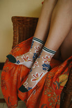 Load image into Gallery viewer, Zia Embellished Socks - Dark Green