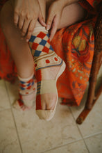 Load image into Gallery viewer, Zia Embellished Socks - Nude