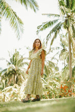 Load image into Gallery viewer, Murcia Ruffle Maxi Dress - Lemon