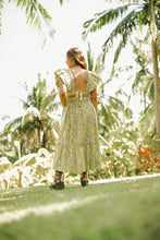 Load image into Gallery viewer, Murcia Ruffle Maxi Dress - Lemon