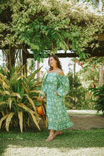 Load image into Gallery viewer, Perejil Cold Shoulder Dress - Shamrock