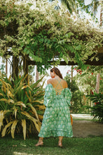 Load image into Gallery viewer, Perejil Cold Shoulder Dress - Shamrock