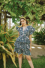 Load image into Gallery viewer, Guindilla Layered Mini Dress - Navy