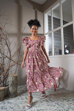 Load image into Gallery viewer, Murcia Ruffle Maxi Dress - Maroon