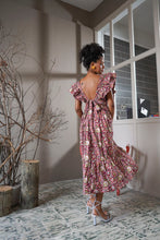 Load image into Gallery viewer, Murcia Ruffle Maxi Dress - Maroon