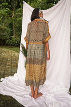 Load image into Gallery viewer, Bagru Midi Dress - Design 5