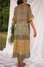 Load image into Gallery viewer, Bagru Midi Dress - Design 5
