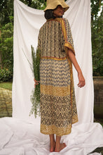 Load image into Gallery viewer, Bagru Midi Dress - Design 6
