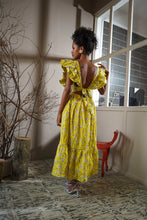 Load image into Gallery viewer, Murcia Ruffle Maxi Dress - Lemon