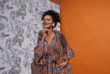 Load image into Gallery viewer, Pimenton Bell Sleeve Dress (Tangerine)
