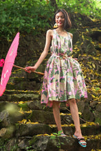 Load image into Gallery viewer, Cosana Multiway Tie Strap Sundress - Pink Foliage