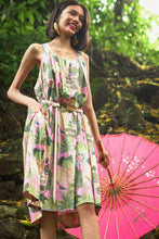 Load image into Gallery viewer, Cosana Multiway Tie Strap Sundress - Pink Foliage