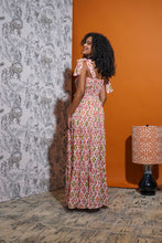Load image into Gallery viewer, Azafran Ribbon Strap Maxi Dress (Cherry)