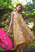 Load image into Gallery viewer, Cosana Multiway Tie Strap Sundress - Mustard Floral