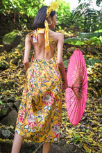 Load image into Gallery viewer, Cosana Multiway Tie Strap Sundress - Mustard Floral