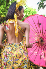 Load image into Gallery viewer, Cosana Multiway Tie Strap Sundress - Mustard Floral