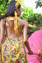 Load image into Gallery viewer, Cosana Multiway Tie Strap Sundress - Mustard Floral