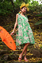 Load image into Gallery viewer, Cosana Multiway Tie Strap Sundress - Green Woods