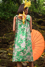 Load image into Gallery viewer, Cosana Multiway Tie Strap Sundress - Green Woods