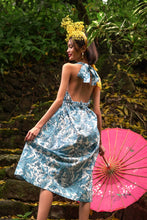 Load image into Gallery viewer, Cosana Multiway Tie Strap Sundress - Blue Fern