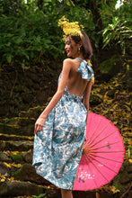 Load image into Gallery viewer, Cosana Multiway Tie Strap Sundress - Blue Fern