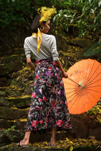 Load image into Gallery viewer, Cosana Multiway Tie Strap Sundress - Black Bird