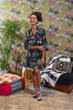 Load image into Gallery viewer, 17HM Nemeera Sleep Dress - Black Jungle