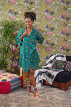 Load image into Gallery viewer, 17HM Nemeera Sleep Dress - Teal Tiger